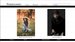 Haberdashery Ux Design New Arrivals Page